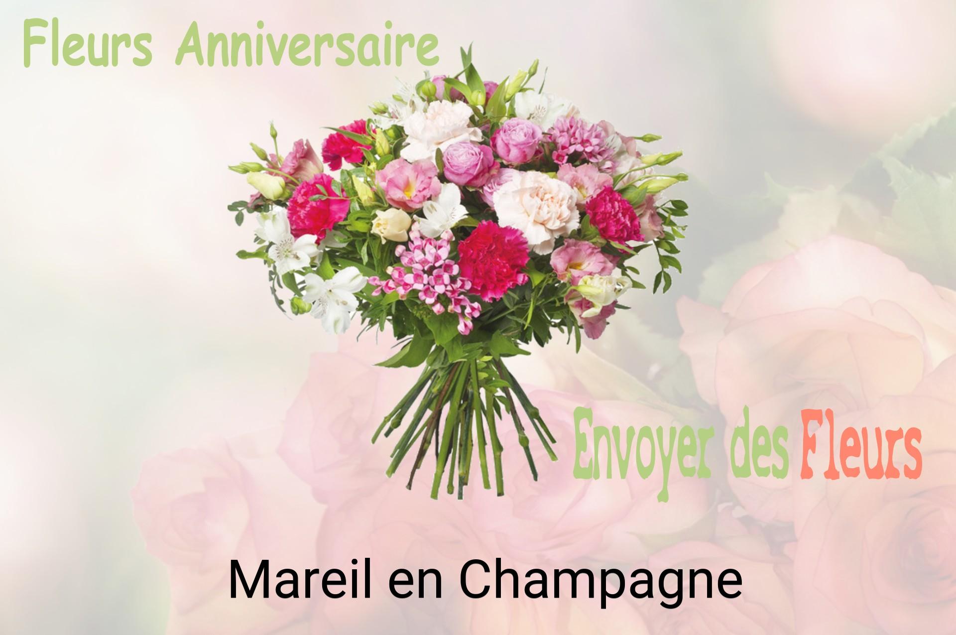 Bouquet de fleurs d’anniversaire livré à Mareil-en-Champagne