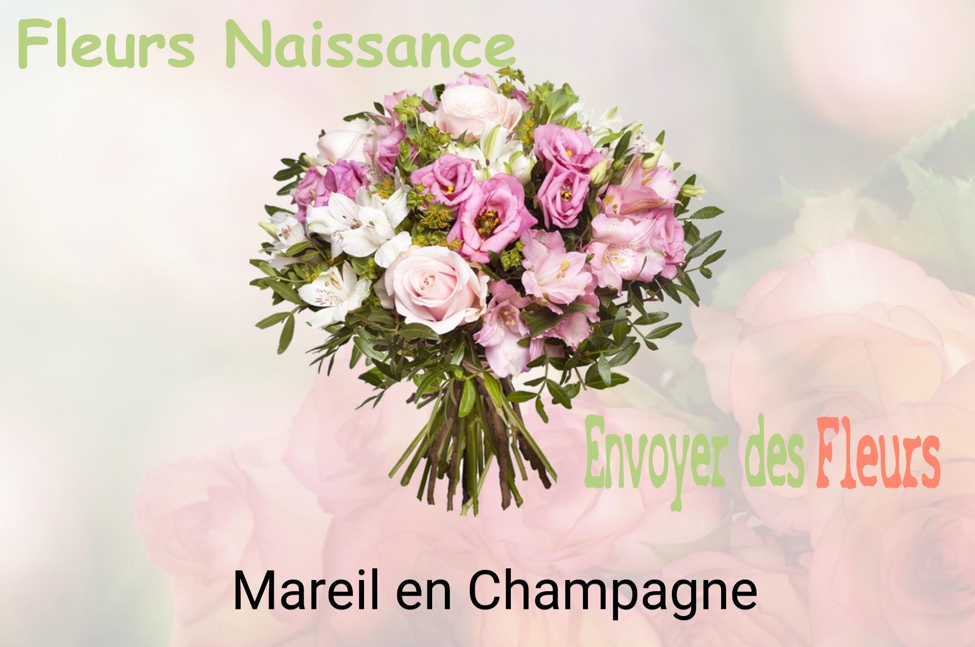 Bouquet de fleurs de naissance livré à Mareil-en-Champagne