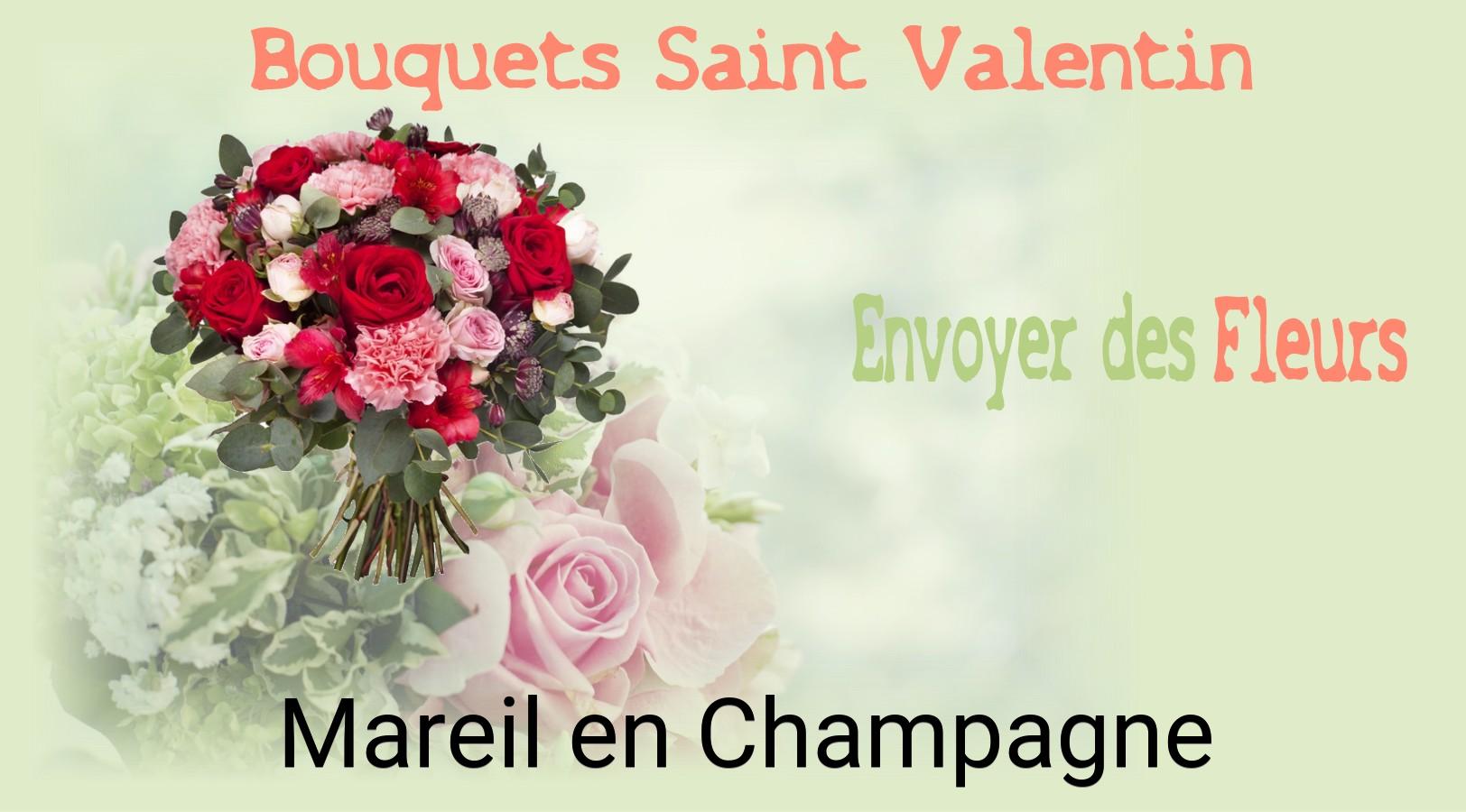 Roses de Saint-Valentin livrées à Mareil-en-Champagne